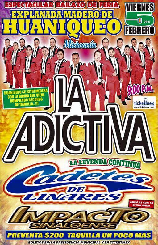 Adictiva - Huaniqueo - 2016
