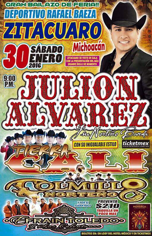 Julión Álvarez - Zitácuaro 2016